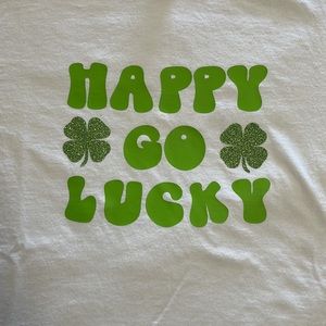 🍒2/$15🍒 Happy go lucky - w tshirt